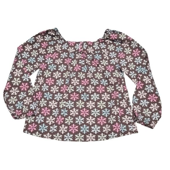 Girls long sleeve Snowflake blouse - Picture 1 of 3